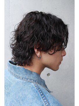 アソビ 表参道(ASOBI) 波巻きスパイラル センターパートウルフ