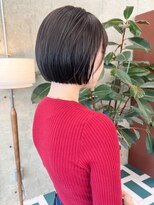 ノエ(noe) 切りっぱなしボブ×地毛風カラー