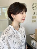 ヘアメイク シンズ レインボー(Hair Make SHIN'S RAINBOW)&nbsp;ショートボブ/大人巻き/ぷつっとボブ/ナチュラルモード/高松