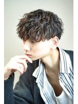 エース(ACES)&nbsp;マッシュ×ダウンバング×波巻きパーマ