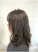 グレージュカラー ”ゆるふわスタイル“