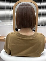 アドラーブル ココロ 新潟(adorable CoCoLo) 20代30代透明感暗髪アッシュブルーグレージュ丸みボブ