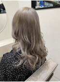 デザインカラー　レイヤーカット　夏のヘアアレンジ