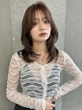 レーヴバイロンド 仙台(Reve by Lond) 韓国風顔まわりレイヤーカット髪質改善暗めカラー縮毛矯正仙台