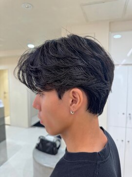 ニコ トウキョウ ヨコハマ(nico) メンズ/センターパート/ニュアンスパーマ