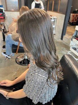 ソル ヘアー デザイン(SOL HAIR DESIGN) ブリーチなしオリーブカラー