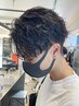 メンズカット＋フェザーパーマorニュアンスパーマ ￥12980 #メンズパーマ