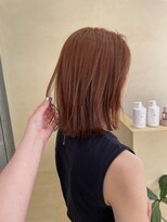 スニュウ(snuw)&nbsp;【snuw mina】レイヤーカット/オレンジカラー/伏見