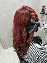 トイボックス(TOYBOX)&nbsp;編みおろしハーフアップ