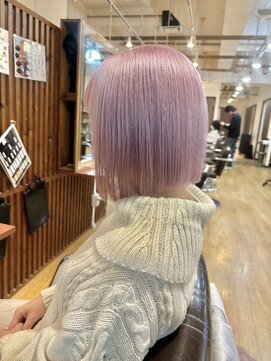 ブリッツレボルト(BLITZ R EVOLUT) あやか流！ボブ×ホワイトピンクカラー