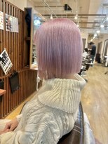 ブリッツレボルト(BLITZ R EVOLUT) あやか流!ボブ×ホワイトピンクカラー