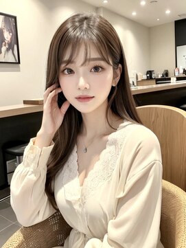 ラベスト キョウト(LOVEST) 【TONO STYLE 286】☆韓国風2wayバング×ネビージュロング☆