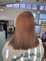 ナオシ 田原台店(nao c)&nbsp;ブリーチ×ミルクティーベージュ