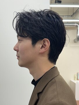 パークレーン アイス イヴェン(park lane ICI yeven) フェザーパーマ　ニュアンスパーマ　メンズカット　20代30代