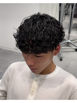 オーシャントーキョー 仙台(OCEAN TOKYO) 波巻きプードルマッシュ刈り上げツーブロック