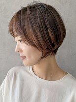 エンクス(enx)&nbsp;くびれヘア/アプリコットオレンジ/ハイライトカラー/鶴 ヶ峰NH74