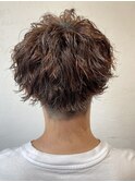 簡単 メンズスタイリング波巻きツイストスパイラル/波打ちパーマ