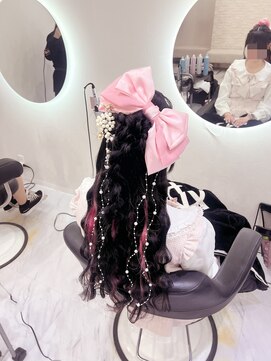 クラン 梅田店(clan) ハーフアップ