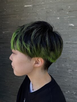 デラメアウープウープ(de.la.mair woop woop) マッシュ×デザインカラー