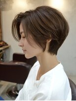 レリーキルト 岡本(RelyQuilt)&nbsp;髪質改善ショート×骨格補正で美シルエット[岡本/摂津本山]