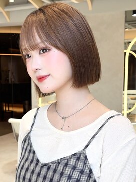 ロンドリメゾン 原宿(Lond re Maison.) ミニウルフレイヤーカット顔周り前髪韓国ショートボブ/原宿