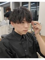 ビカム 名駅(become) 【シャドウパーマ】波巻きパーママッシュ