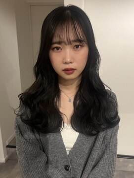 透明感/ダークブラウン/髪質改善