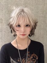 モニカ 栄店(MONIQA)&nbsp;裾カラー×ハイトーン