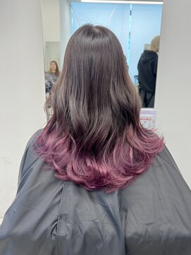 アライブ キチジョウジ(ALIVE Kichijoji) 【ALIVE吉祥寺】ワインレッドラベンダーグラデーションカラー