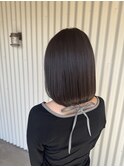 自然なストレートスタイル