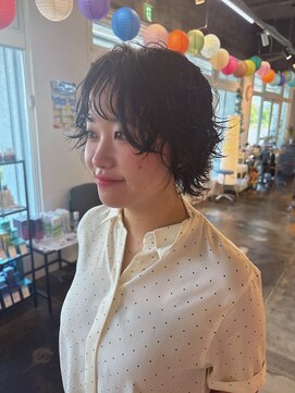 ファンファンバイルー 岐阜(fan fun by Rooo) ショートパーマ/岐阜パーマ