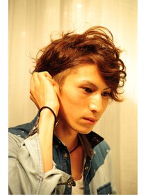 ヘアーラウンジ エゴ(Hair Lounge EGO) 耳掛けかき上げ○ツイストスパイラル　武蔵新城メンズカット