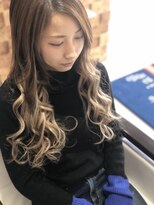 ヘアスタジオ マテリアル 中央駅店(hair studio Material) 外国人風カラー＆プルエクステ