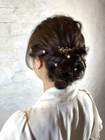 ヌーム 塚本店(NOOM) アレンジ2次会 お呼ばれ パーティーまとめ髪結婚式