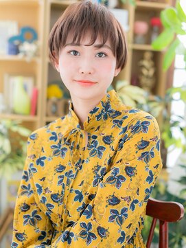 カバーヘア ブリス 戸田公園西口店(COVER HAIR bliss) *bliss戸田公園*小顔が叶う！アシンメトリー束感丸みショートe!