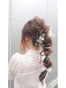 トゥエンティ ファイブ(TWENTY FIVE) タマネギヘアー×紐アレンジ /名定