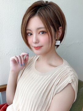 アフロート ディル(AFLOAT D'L) 20代30代40代大人可愛い 小顔 丸みショートボブヘルシースタイル