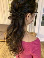 グランドール リュクス(Grandoll Luxe)&nbsp;編みハーフアップ