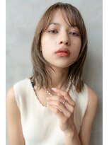 オースティン 流山おおたかの森(AUSTIN)&nbsp;大人かわいい前髪セシルカットココアブラウンフリンジウェーブ