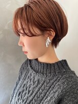 ガリカ 博多(Gallica)&nbsp;【石河安奈】大人ハンサムショート/耳かけショート/艶髪ブラウン