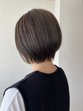 ヘアースペースブルーム プリュス 石橋店(HAIR SPACE BLOOM plus) 【石橋/ショート】髪質改善 白髪ぼかしハイライト、ヘアカラー
