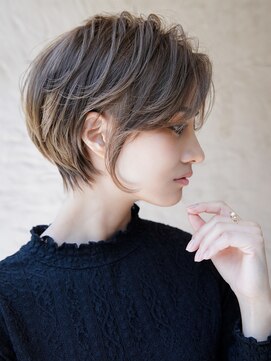 カライングドゥ(ing deux) 大人ショートボブ丸みショートカットマッシュショート前髪あり