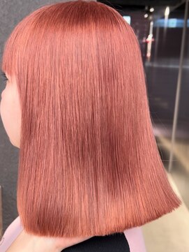 ペレ 栄店(PELE) ウルフ/マチルダボブ/ピンクベージュ/インナーグレージュ/栄