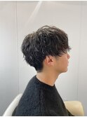 【メンズ】王道マッシュ×ツイストスパイラルパーマ
