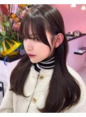 韓国系レイヤーカット×透明感系カラー