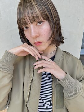 ビュートリアム 南青山(BEAUTRIUM) レイヤーボブ 顔周りレイヤー 外ハネボブ 表参道青山20代30代