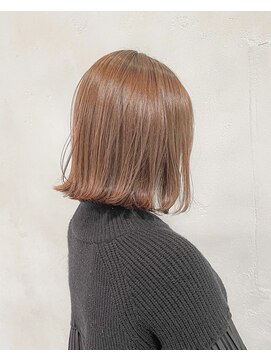 ハルキ ミナト ジャパン オオサカ(HARUKI MINATO japan OSAKA) 外ハネボブ 20代30代40代ヘア 小顔 大阪ボブ 梅田