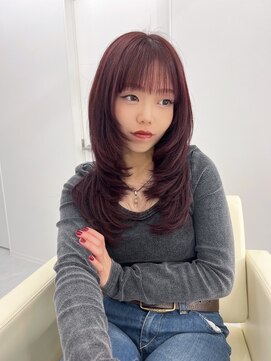 テイス 新宿(TACE) レイヤーカット[ネビージュ/黒髪/小顔/新宿]