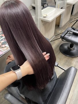 ハイル(KHAIR) ラベンダーカラー♪/梅田美容室/金城二千夏