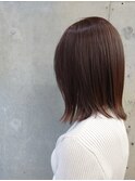 ボブ×コク深めカラー×髪質改善トリートメント
